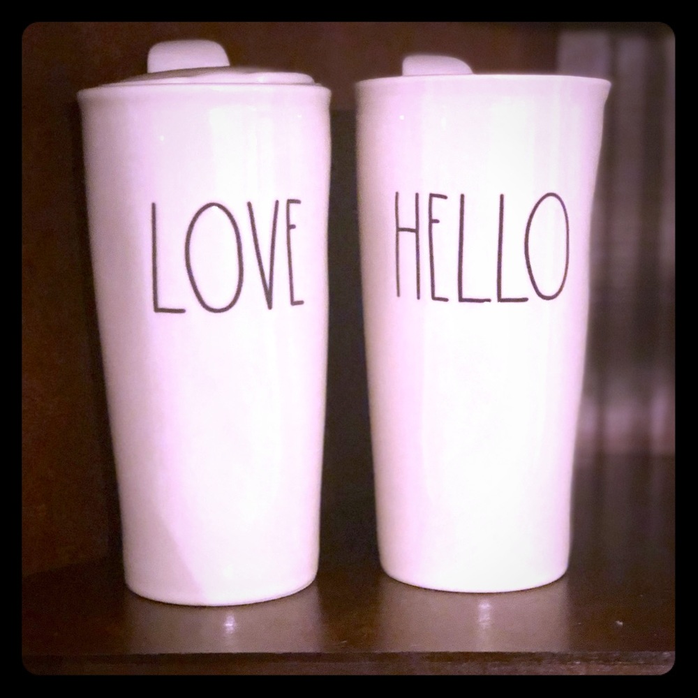 Rae Dunn Travel Coffee Mugs